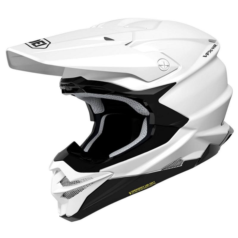 Кроссовый шлем Shoei VFX-WR Plain, белый
