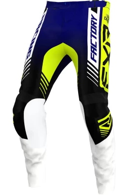 Брюки FXR Clutch Pro MX 23 Midnight/HiVis/White