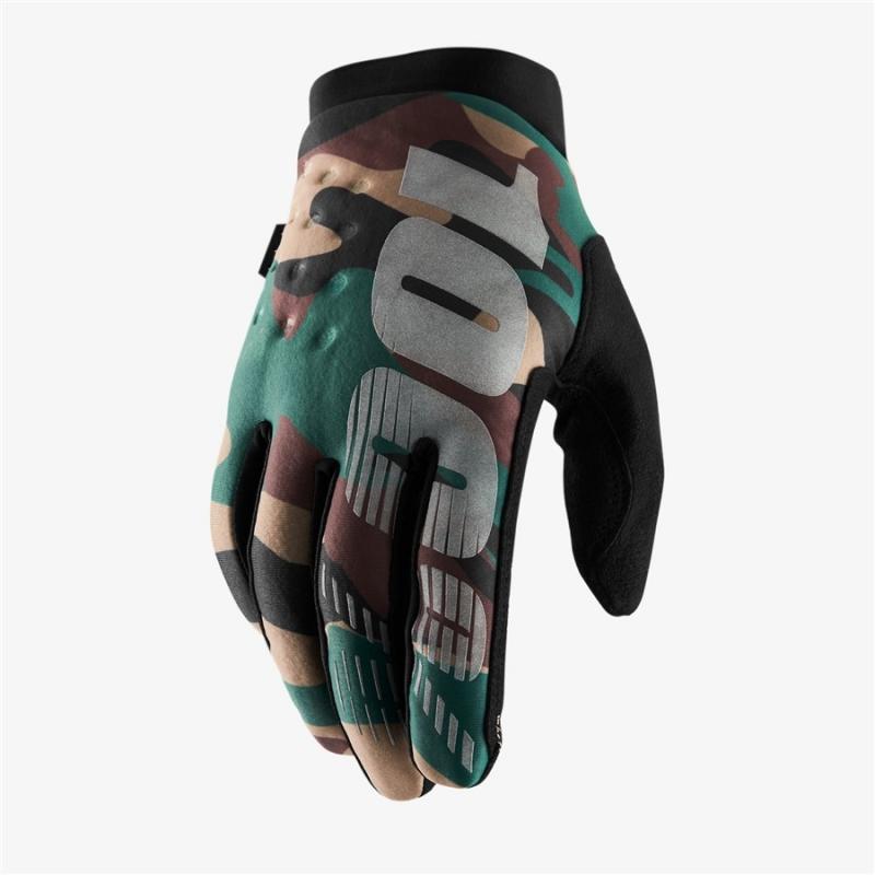 Мотоперчатки 100% Brisker Glove Camo/Black