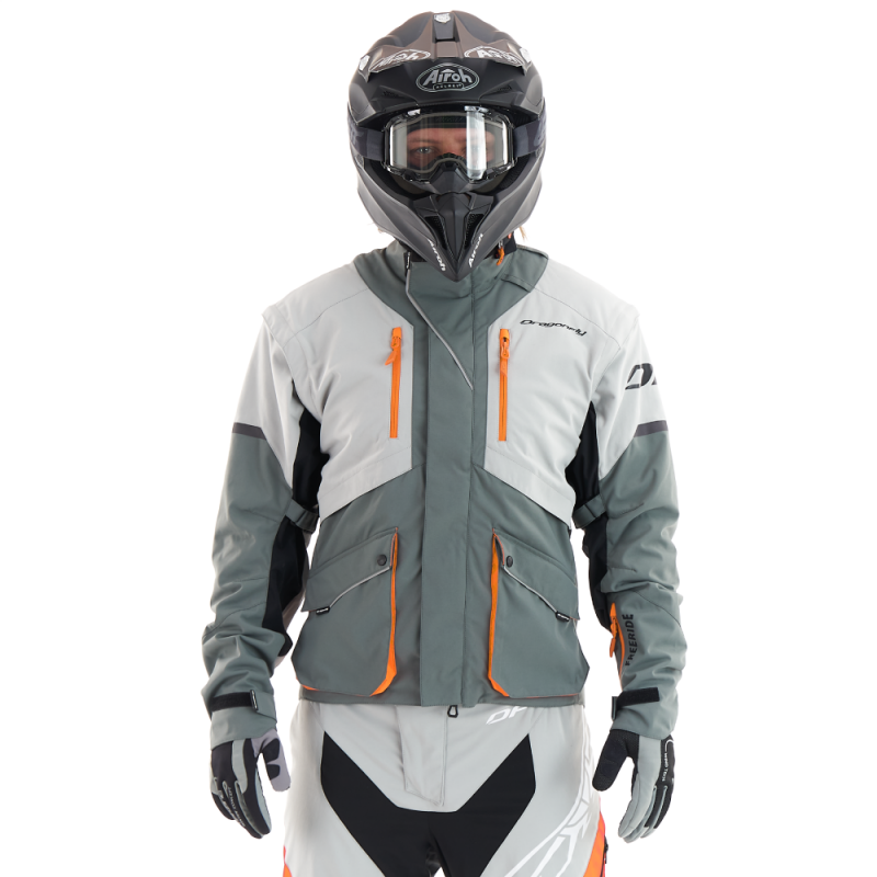 Куртка Эндуро Dragonfly Freeride Grey-Orange