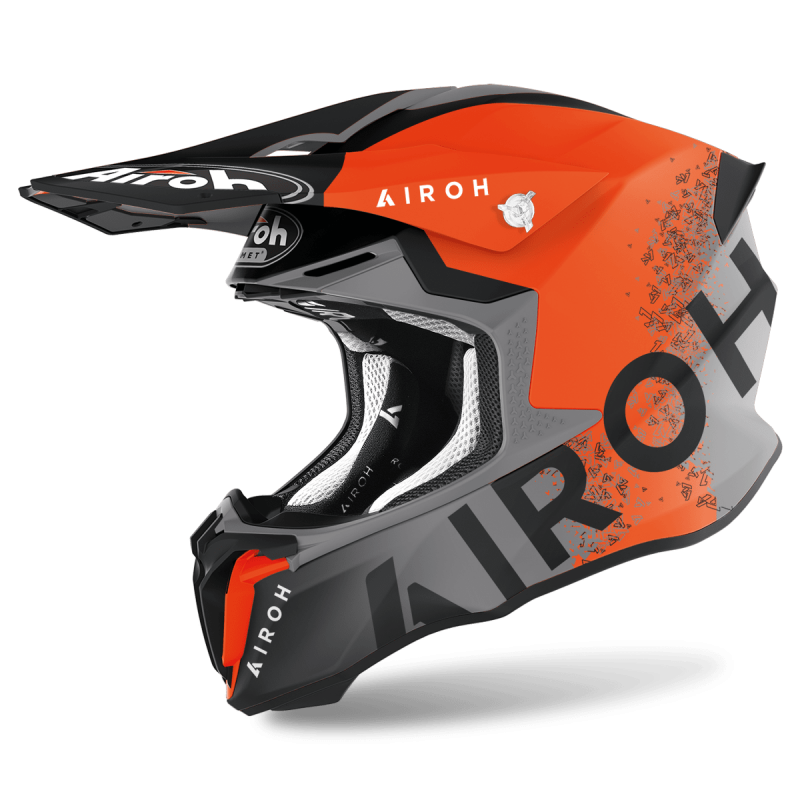 Кроссовый шлем Airoh Twist 2.0 Bit Orange Matt