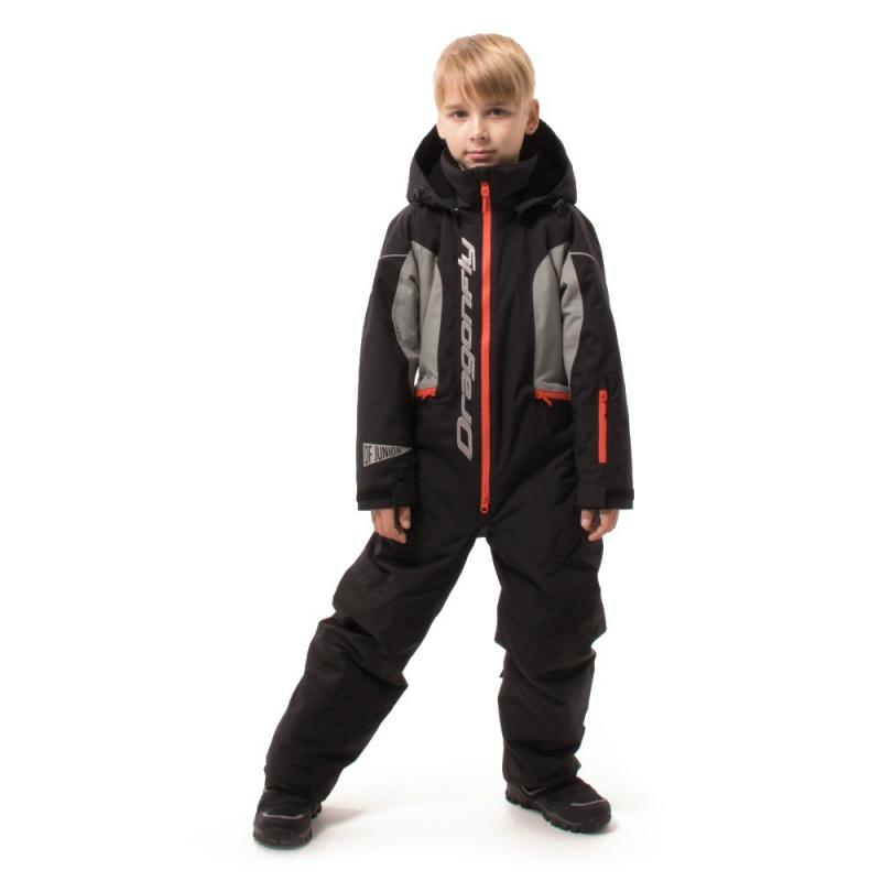 Зимний детский комбинезон Dragonfly Junior Gravity 2023 Black-Gray