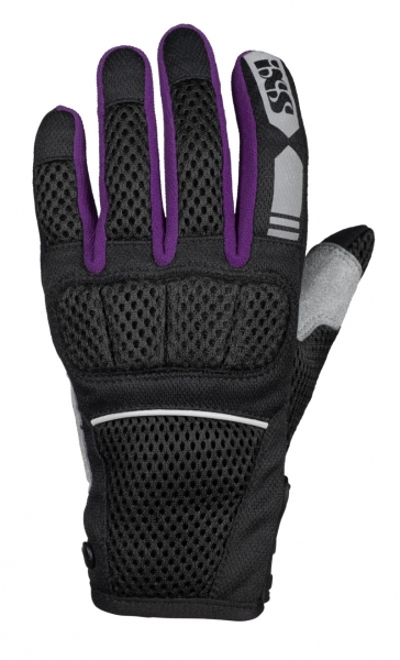 Перчатки женские IXS Women`s Gloves Urban Air 1.0 чёрно-фиолетовый