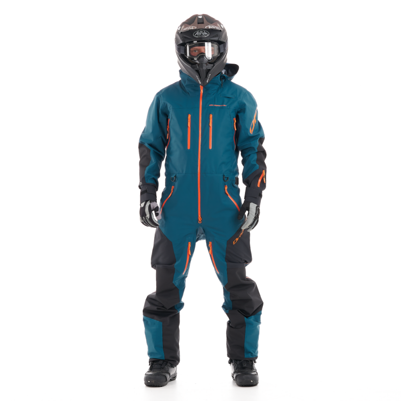 Снегоходный комбинезон Dragonfly SuperLight 3L MAN Dark Ocean-Orange