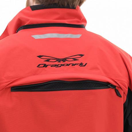Мембранная куртка Dragonfly QUAD 2.0 Rubin - Black 2023 XL