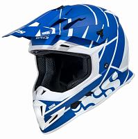  Кроссовый шлем IXS361 2.2 IXS Сине-белый матовый