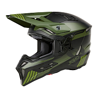 Кроссовый шлем Oneal EX-SRS Hitch V.24 зеленый/черный