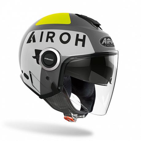 Открытый шлем Airoh Helios Up Grey Matt XS