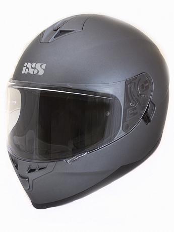 Шлем интеграл IXS HX 1100 1.0 серый мат. XS