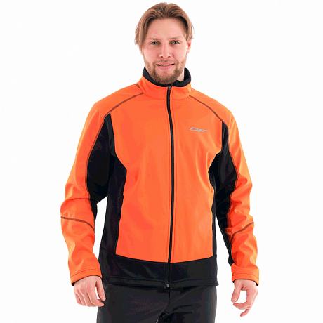 Куртка Dragonfly Explorer Black-Orange мужская Softshell XS