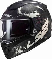 Шлем интеграл LS2 FF390 Breaker Deft, черно-серый матовый