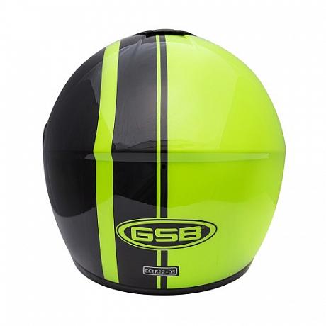 Шлем GSB G-349 black/green XL
