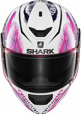 Мотошлем Shark D-Skwal 2 Shigan, белый/розовый/черный XS Мотошлем Shark D-Skwal 2 Shigan, белый/розовый/черный XS