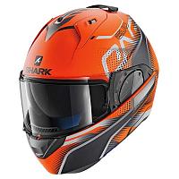 Шлем модуляр Shark Evo-One 2 Keenser черно-оранжевый