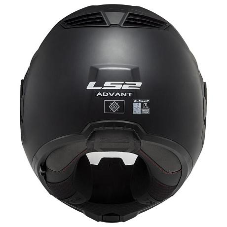 Шлем модуляр LS2 FF906 ADVANT SOLID черный матовый M