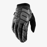 Мотоперчатки 100% Brisker Glove Grey