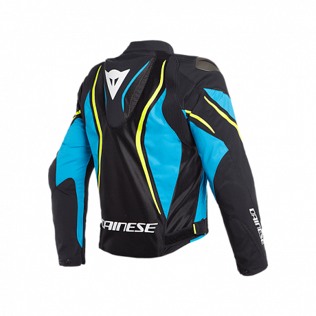 Куртка текстиль Dainese Estrema Air Tex Bk-fire-bl-fluo-yel