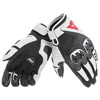 Перчатки кожаные Dainese Mig C2 Unisex Black-white-black