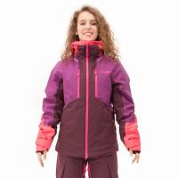 Куртка горнолыжная утепленная Dragonfly Gravity Premium Woman Purple-Brown 2023