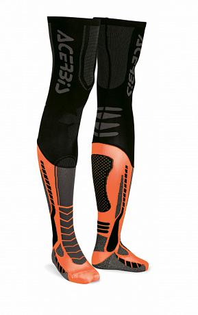 Чулки кроссовые Acerbis X-Leg Pro черный/оранжевый S/M