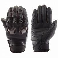 Кожаные перчатки Moteq Stinger черные