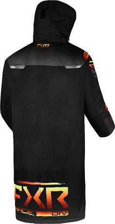 Снегоходная удлиненная куртка FXR Warm-Up Coat 23 Black/Inferno 2XS