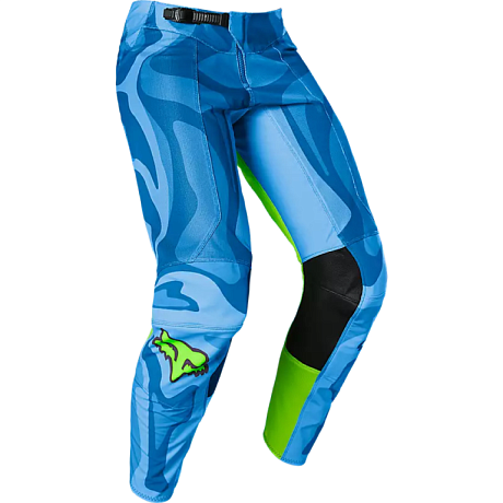 Мотоштаны Fox Airline Exo Pant Blue/Yellow 2023 32