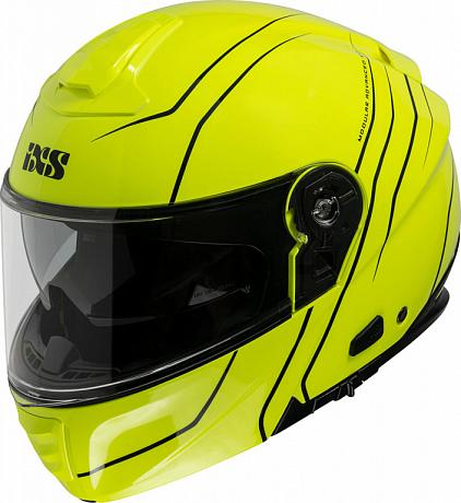 Шлем модуляр IXS iXS460 FG 2.0 желтый/черный S