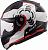  Шлем интеграл LS2 FF353 Rapid Ghost, Черный/Белый/Красный XS