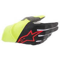 Мотоперчатки Alpinestars Dune gloves черно-желто-бело-красный 