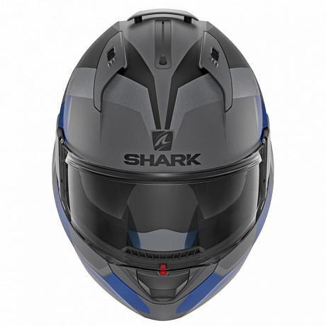 Шлем модуляр Shark Evo-One 2, серо-синий