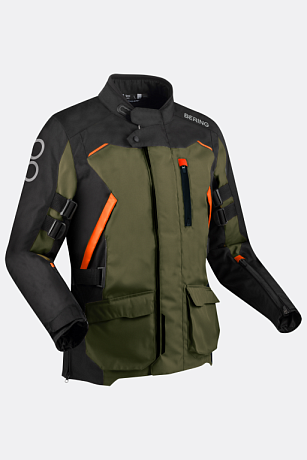 Куртка текстильная Bering ZEPHYR Black/Khaki/Orange L