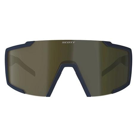 Солнцезащитные очки SCOTT Shield submariner blue/gold chrome
