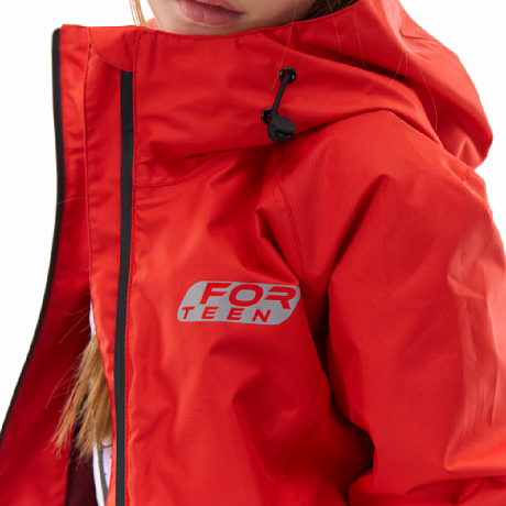 Дождевой детский комплект Dragonfly Evo For Teen (куртка,штаны) Red 152-158