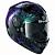 Шлем интеграл Shark Ridill Nelum, черный, фиолетовый
