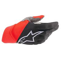 Мотоперчатки Alpinestars Dune Gloves, черный/ярко-красный