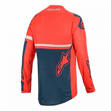 Джерси Alpinestars Racer Tech Compass Jersey, ярко-красно-темно-синий