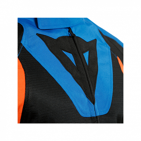 Куртка текстильная Dainese Levante Air Blk-light-blue-flame-orange
