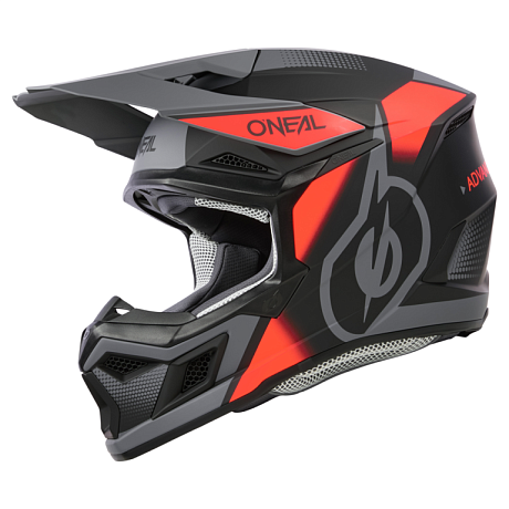 Шлем кроссовый O'NEAL 3Series Vision Серый/Красный S
