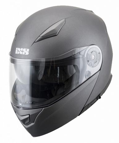 Шлем модуляр IXS HX 300 1.0 серый матовый XS