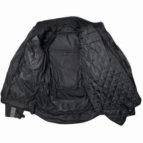 Мотокуртка Rush Discovery текстиль, цвет Черный/Серый S