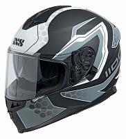 Шлем интеграл IXS HX 1100 2.2, Черный/Белый/Серый