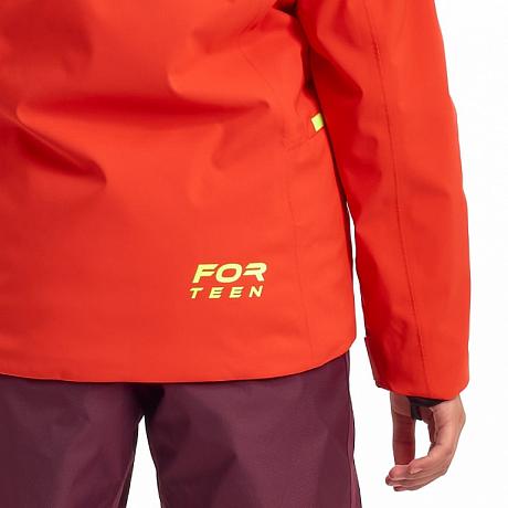 Куртка утепленная Dragonfly Teenager Gravity 2023  Red-Yellow 140-146