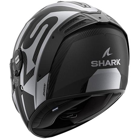 Шлем SHARK SPARTAN RS CARBON SHAWN MAT Black/Silver XL