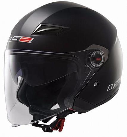 LS2 Открытый шлем  OF569 TRACK MATT BLACK S