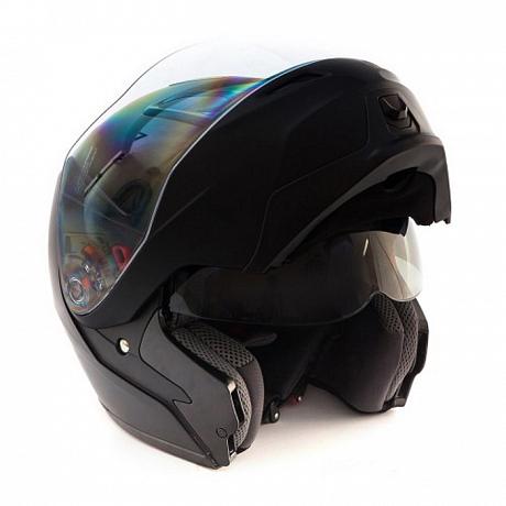 Шлем модуляр с солнцезащитными очками GSB G-339 Black Matt BT M