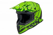 Кроссовый шлем IXS361 2.2 IXS Черно-зеленый матовый